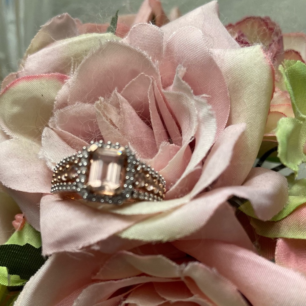 Pink Morganite Cocktail Ring Lovely!